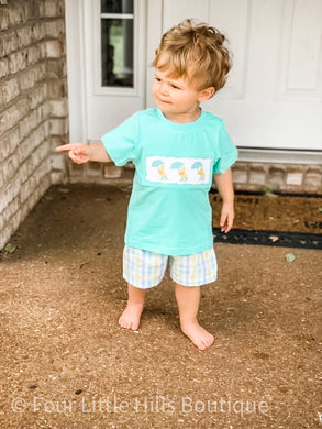 Hand Smocked Rainy Day SHIRT ONLY
