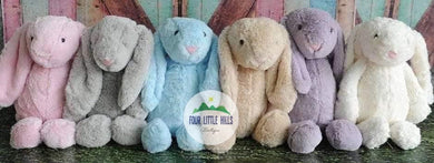 Personalized Plush Easter Bunnies- PREORDER closing 2/19/23 ETA mid-March